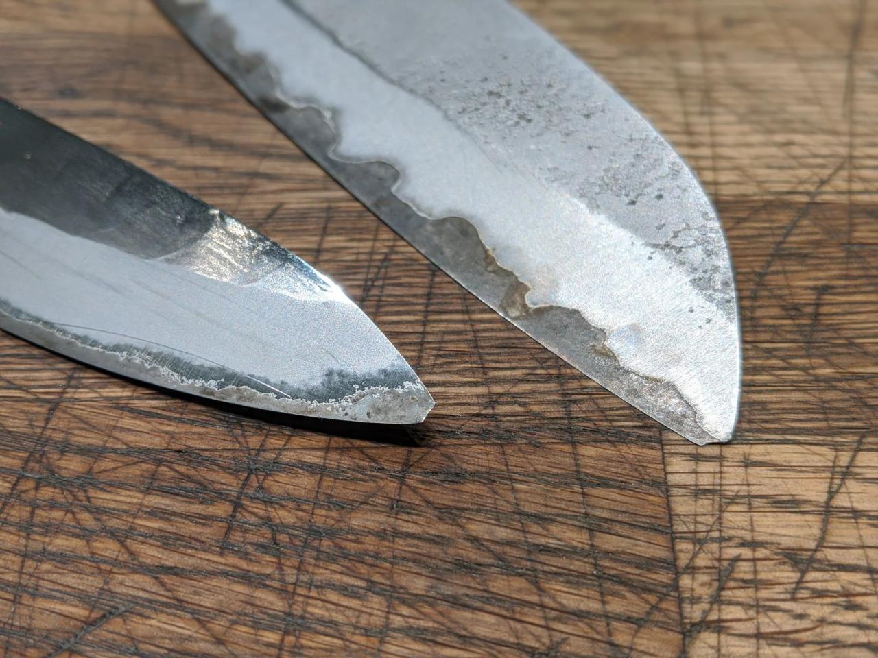 How to restore a sword broken blade tip -knife