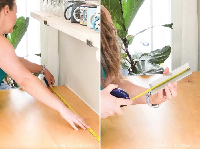 How to measure for backsplash