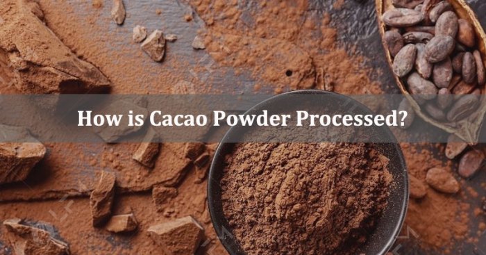 How to make cacao powder