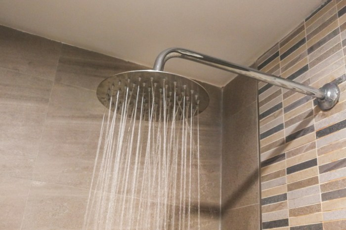 How to fix high-pitched noise from shower