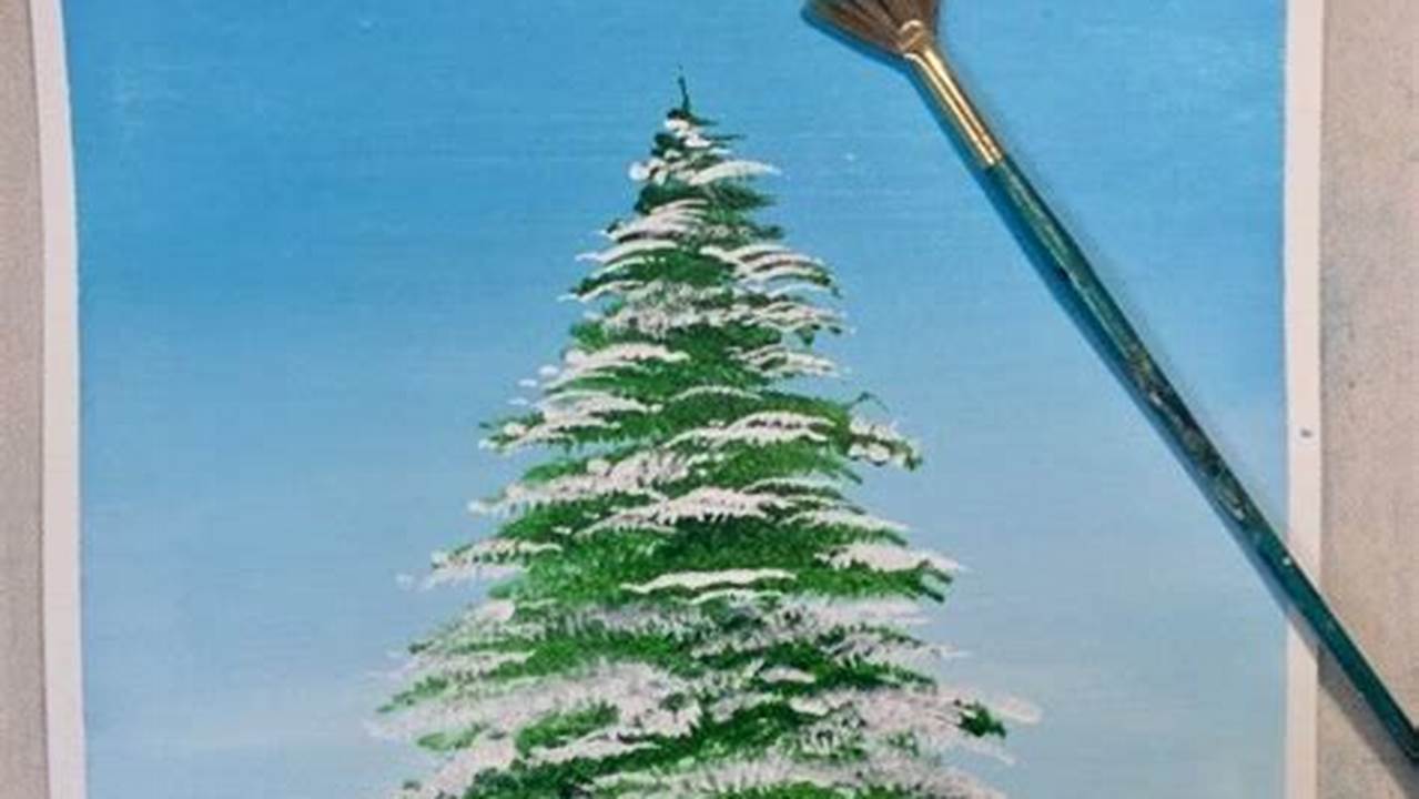 How To Paint A Christmas Tree