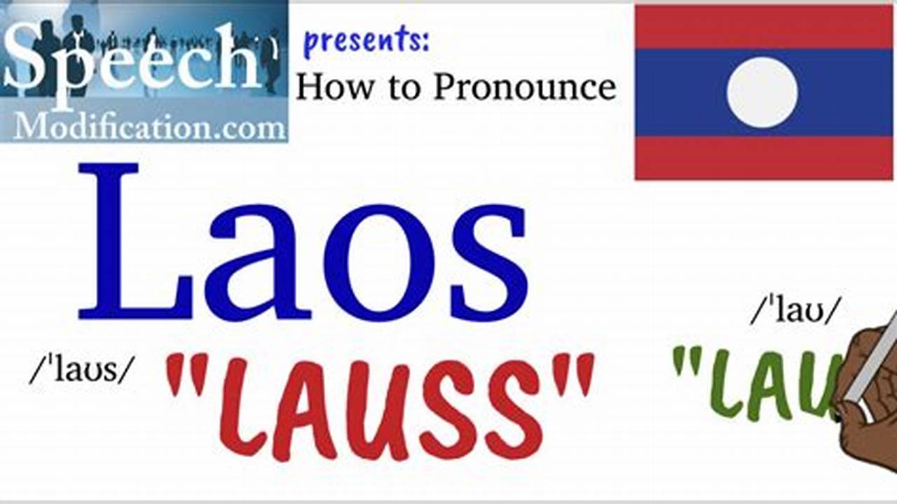 How To Pronounce Laos