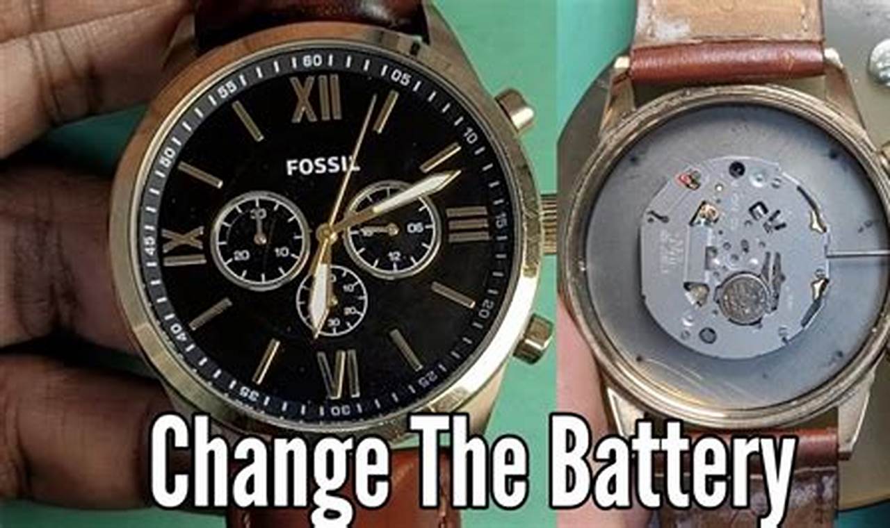 A Comprehensive Guide: Changing Fossil Watch Batteries with Ease