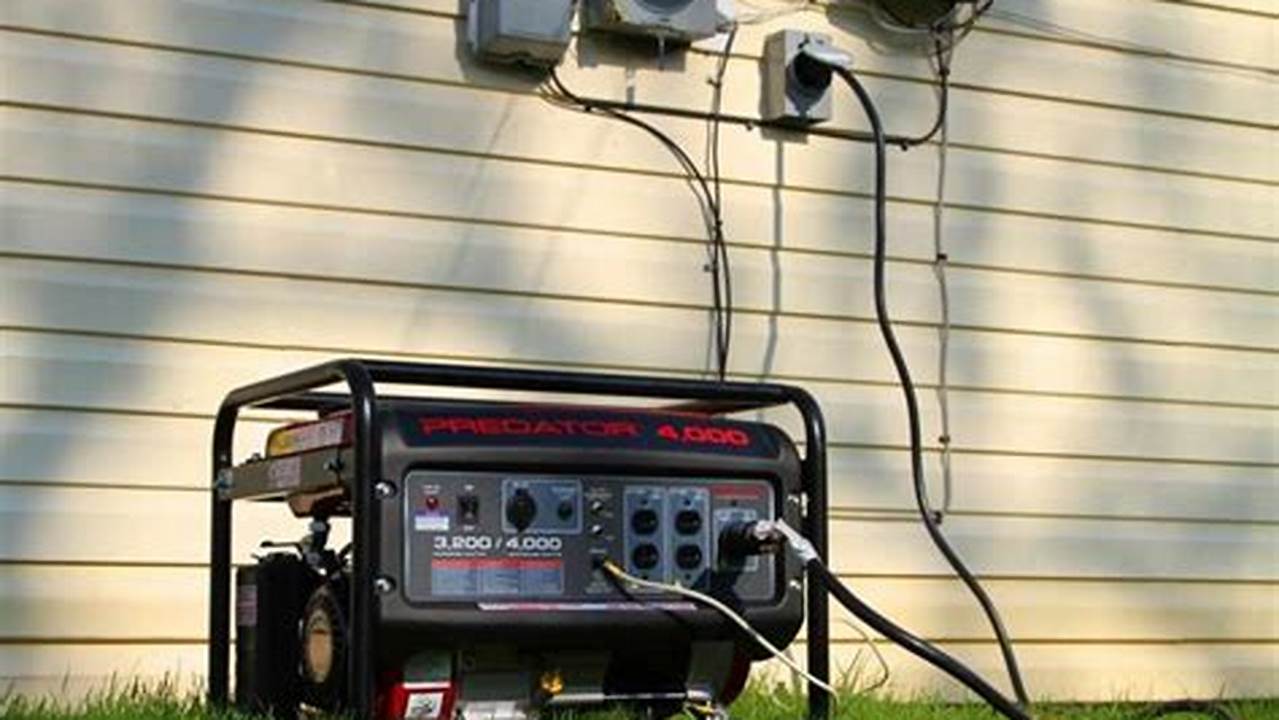 How To Connect Generator To House