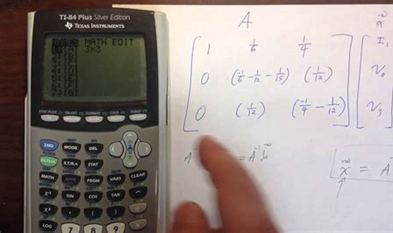 An Easy Guide to Performing Rotation Matrices on the TI-84 Plus CE