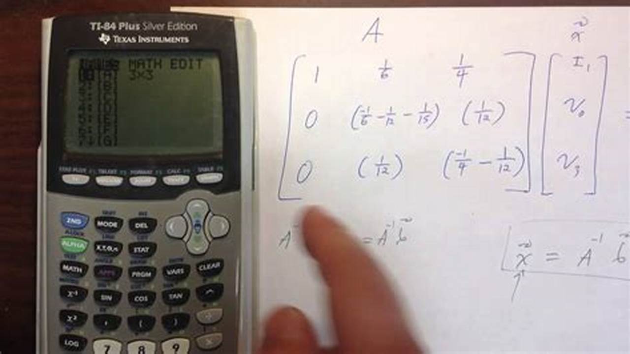 An Easy Guide to Performing Rotation Matrices on the TI-84 Plus CE