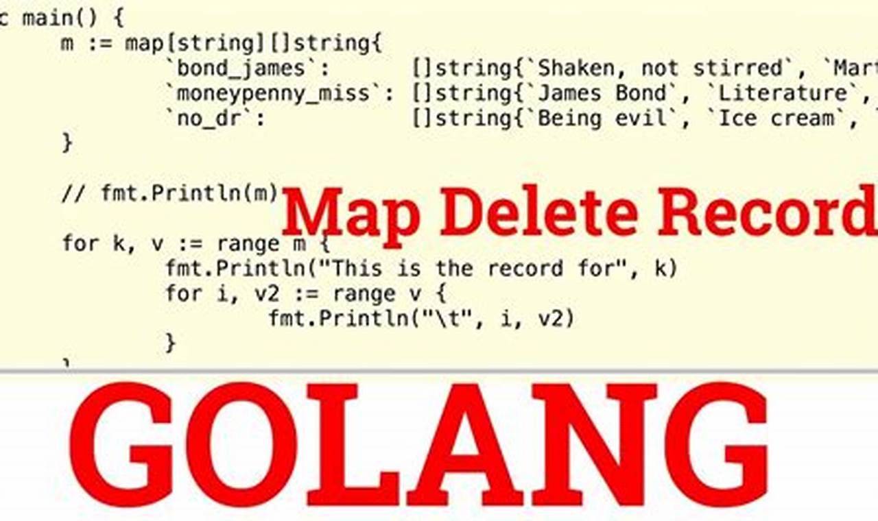 Foolproof Guide To Removing Map Keys When Printing In Golang