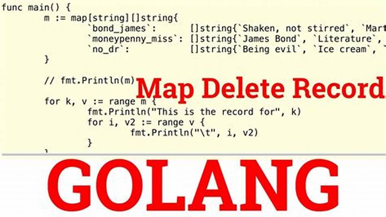 Foolproof Guide To Removing Map Keys When Printing In Golang