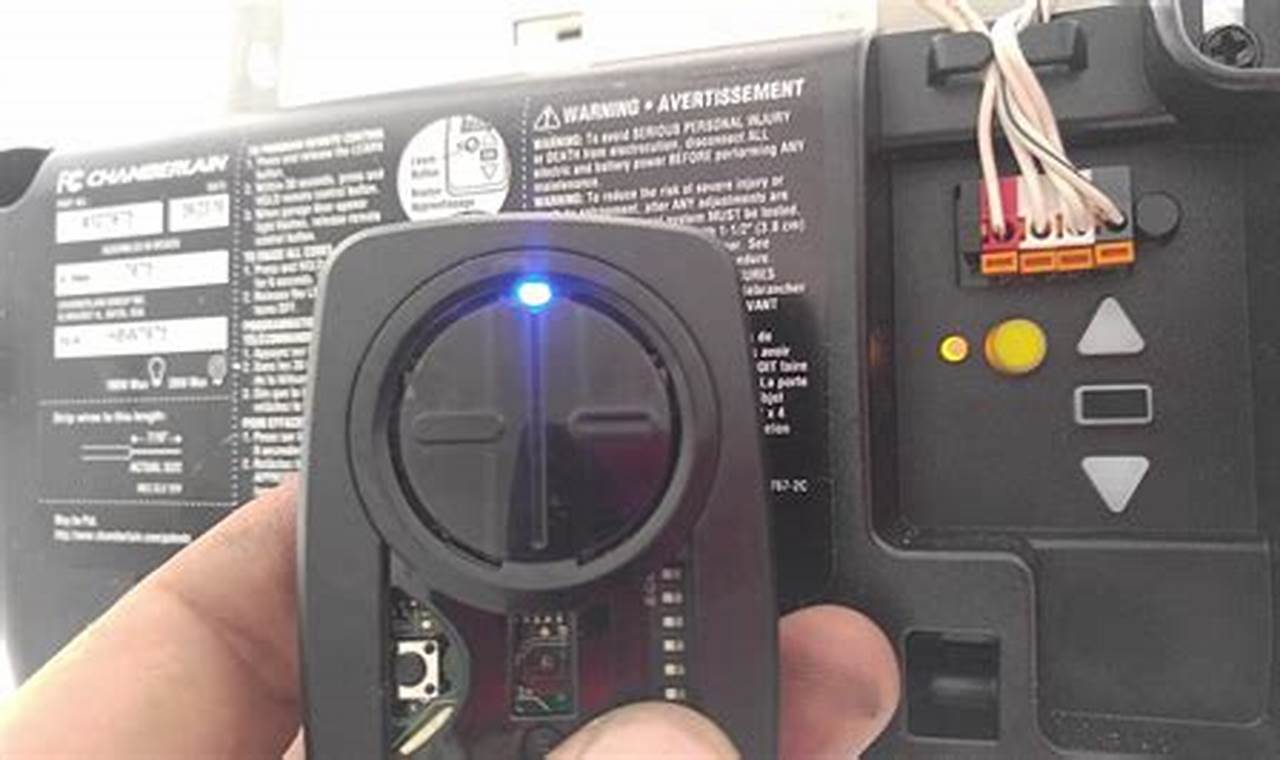 How to Effortlessly Reprogram Your Chamberlain Remote for a Genie Pro98