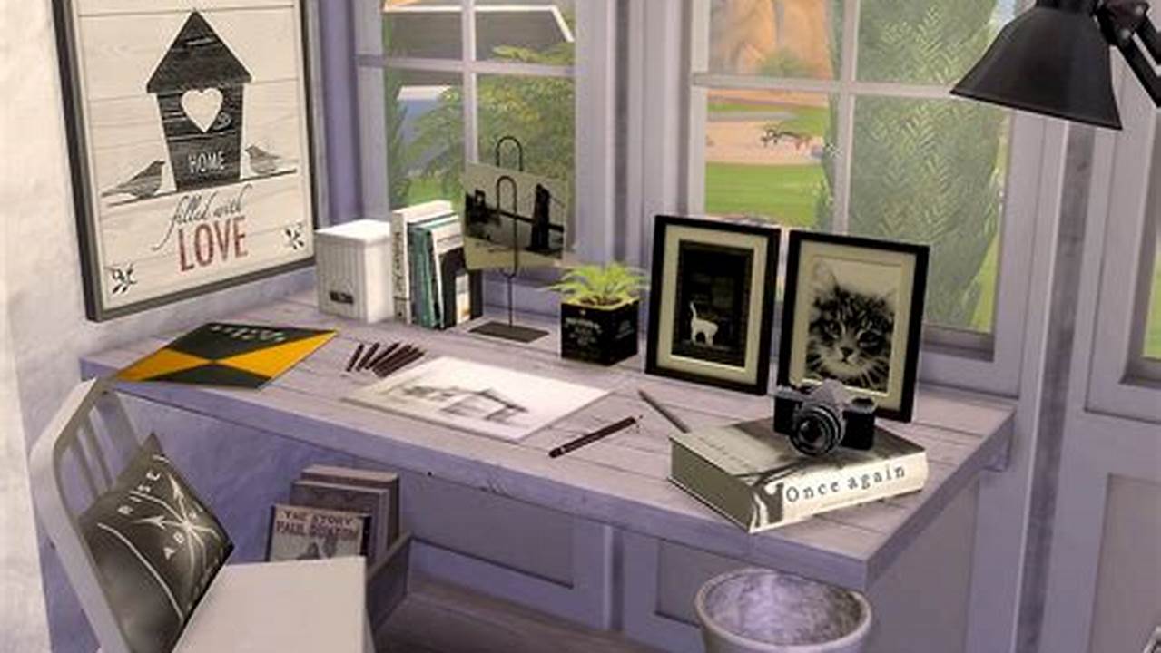 How To Make Custom Desk Sims 4