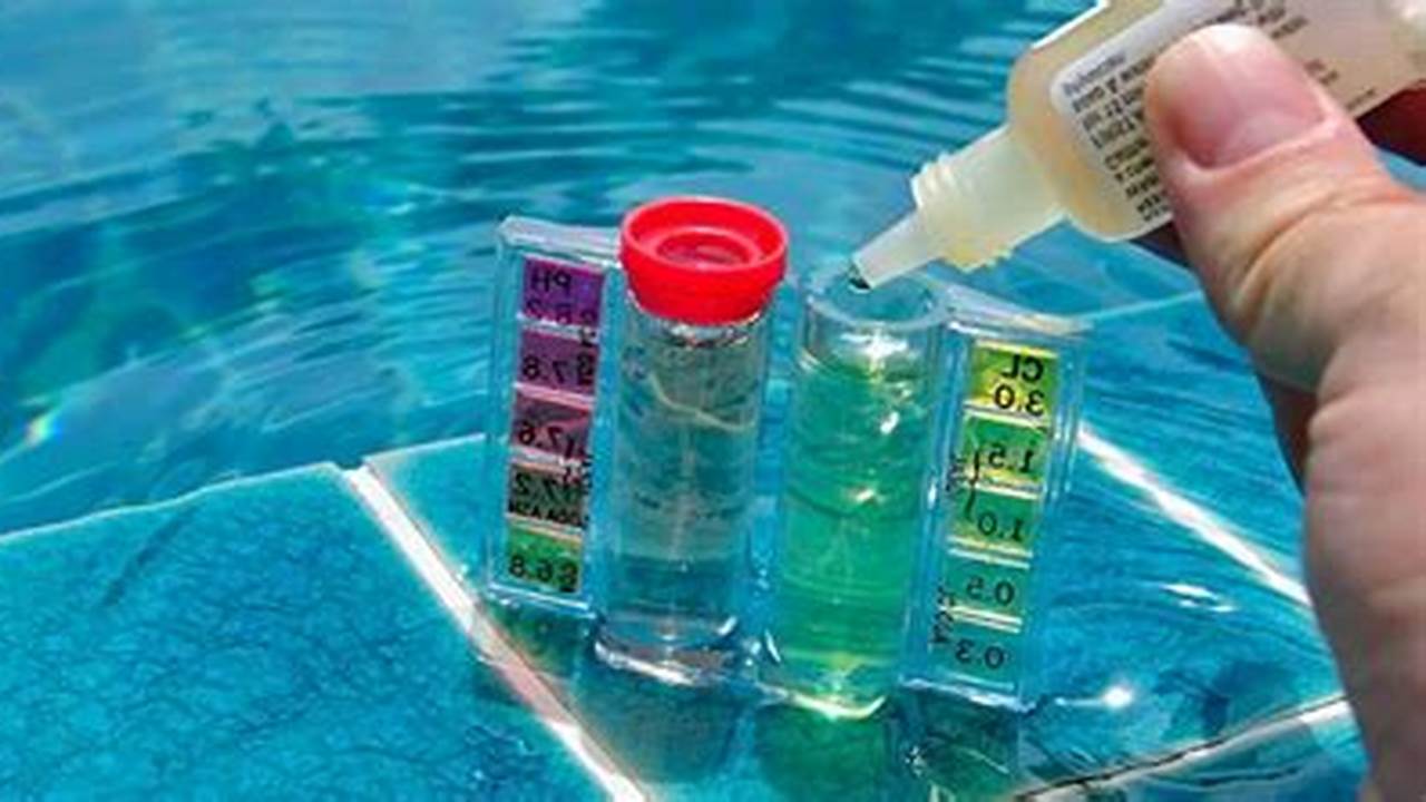 How To Check Swimming Pool Conditioner Chemicals