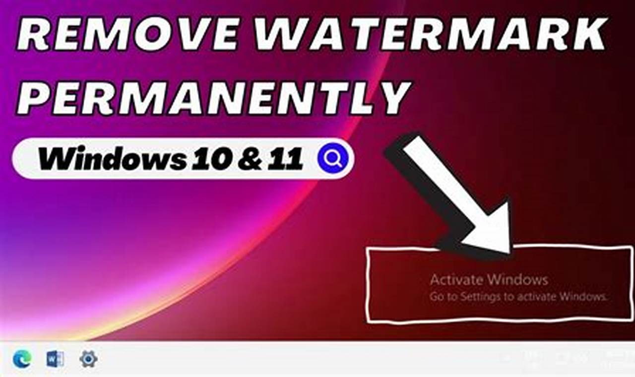 The Ultimate Guide to Removing the Activate Windows Watermark