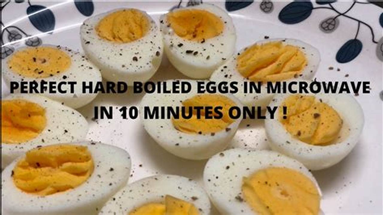 How To Cook Hard Boil Eggs In Microwave