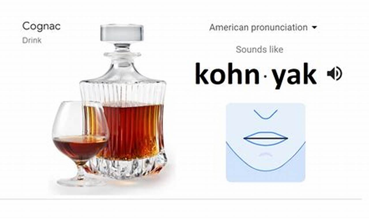 The Ultimate Guide to Pronouncing "Cognac"