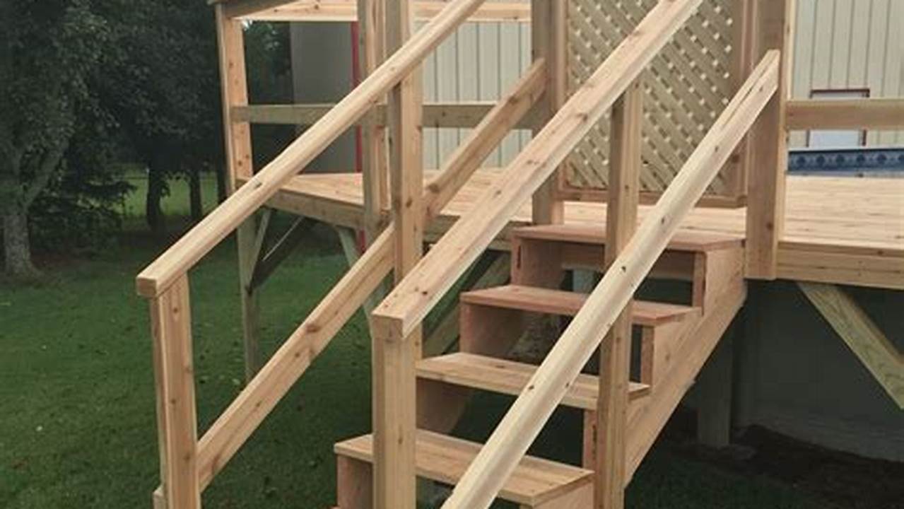 How To Build A Handrail For Stairway