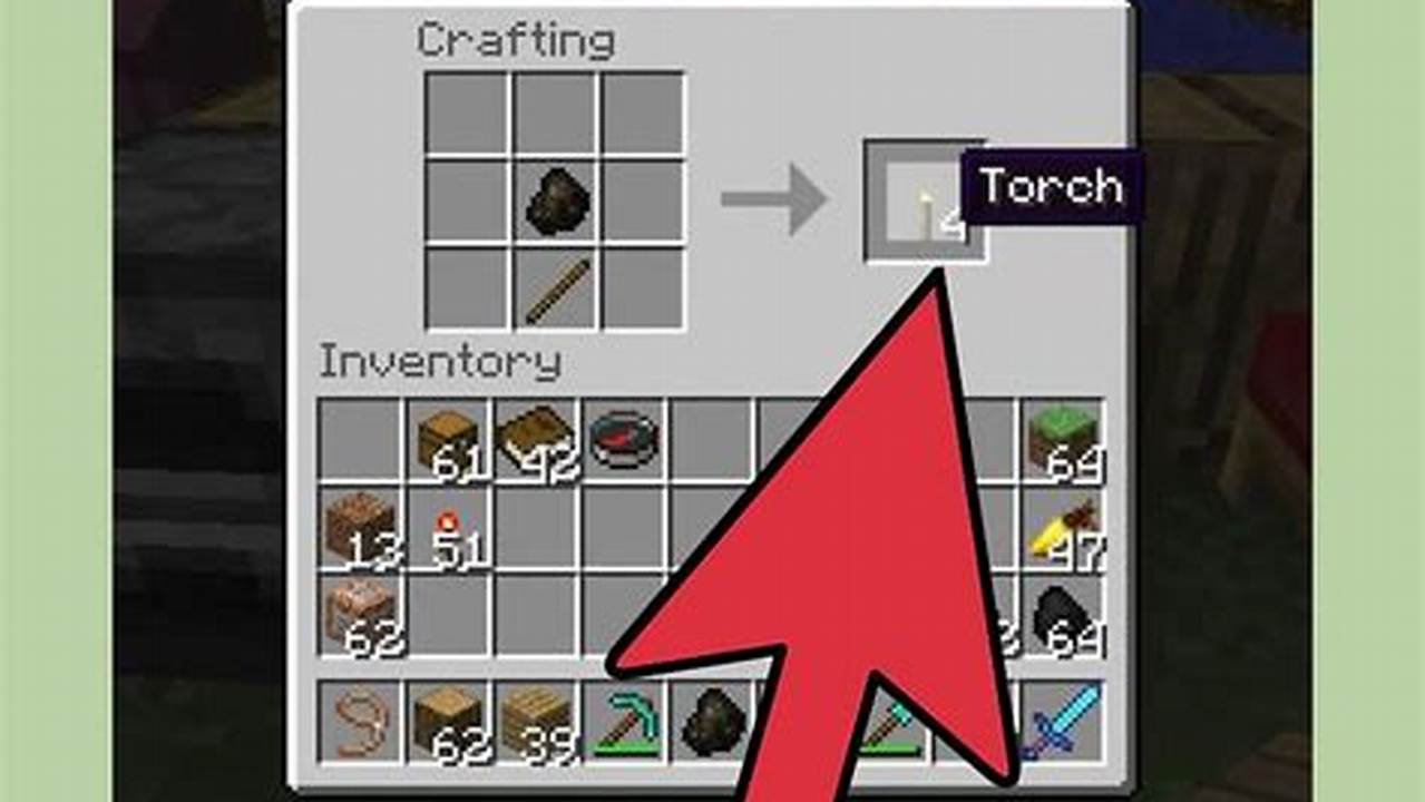 How To Make A Torch In Minecraft