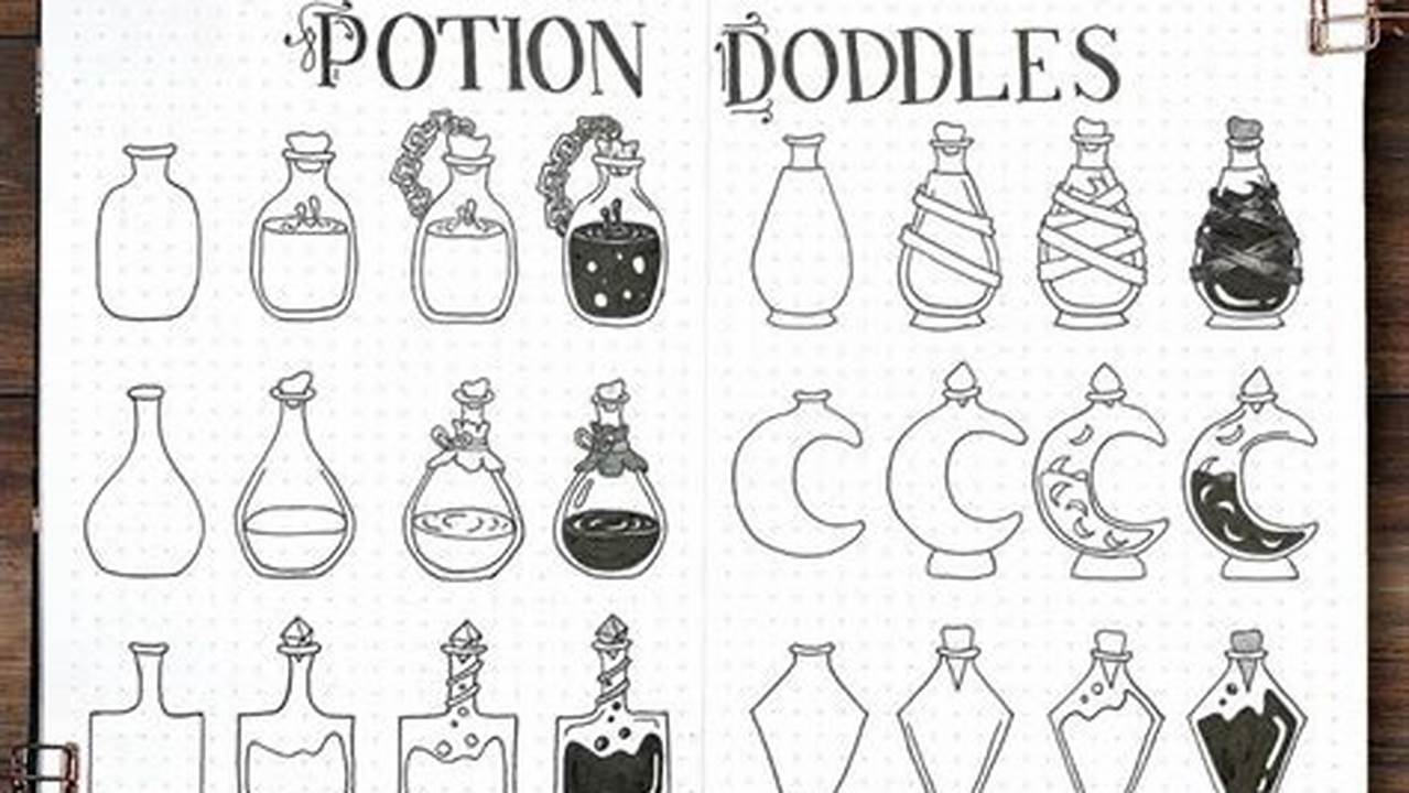 How To Draw A Potion Vial: A Step-by-Step Guide for Artists