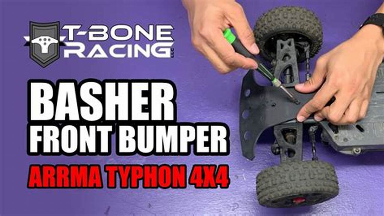How To Install Arrma Vorteks Front Bumper On Typhon 3s