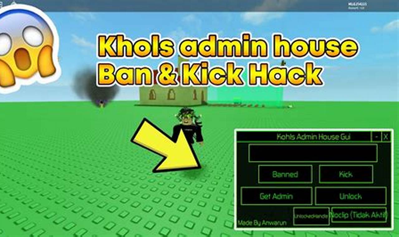How to Gear Ban Someone on Roblox Kohl's Admin House