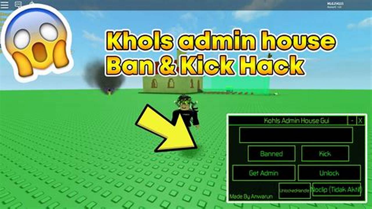 How to Gear Ban Someone on Roblox Kohl's Admin House