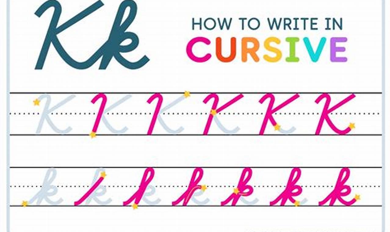 The Ultimate Guide to Mastering Cursive Letter K: Step-by-Step Instructions