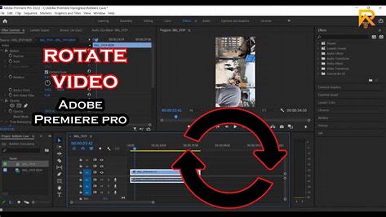 Ultimate Guide to Rotating Videos Effortlessly in Premiere Pro