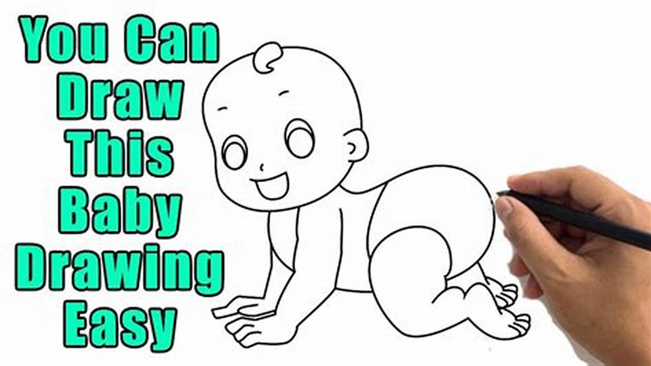 How To Draw A Baby Rolling Over Simple