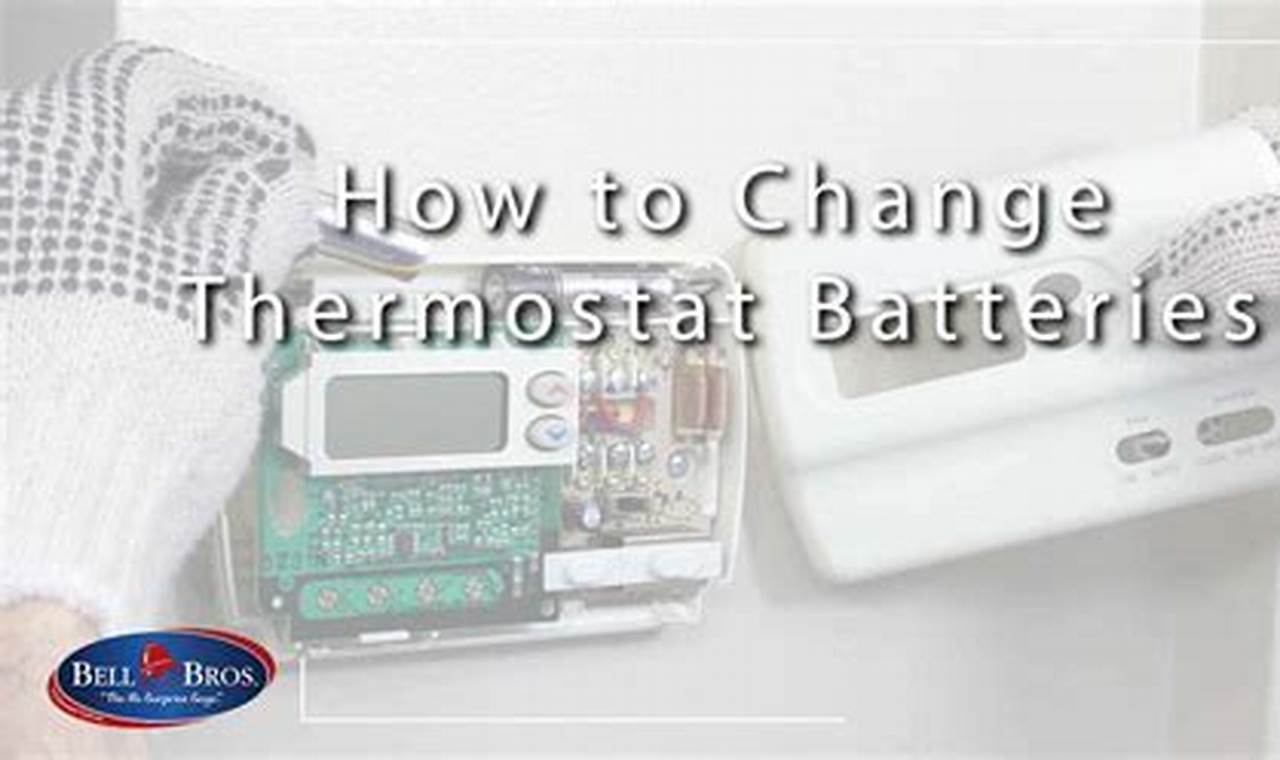 Easy Guide: How To Change Battery On Thermostat