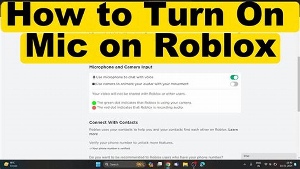 How To Get Rid Of The Microphone Icon On Roblox