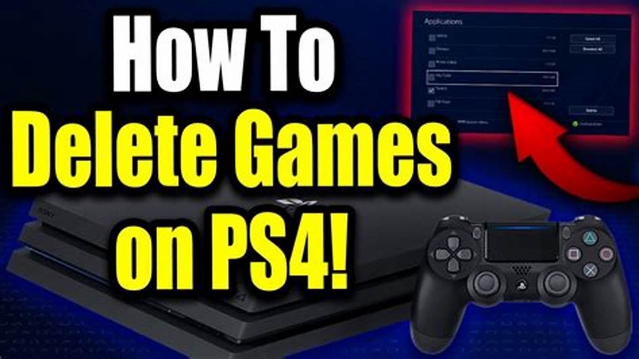 How to Remove Games from PS4: A Beginner's Guide