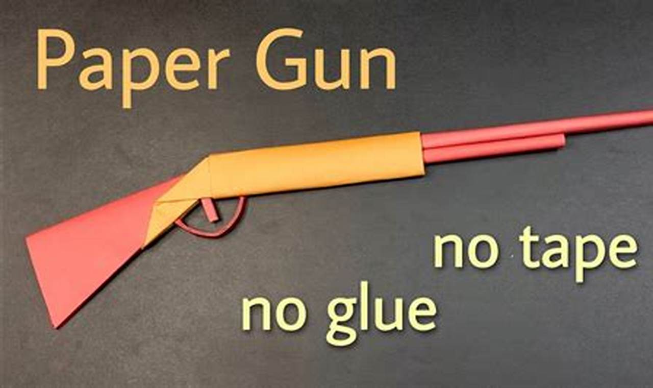 How To Make Paper Guns: A Step-by-Step Guide