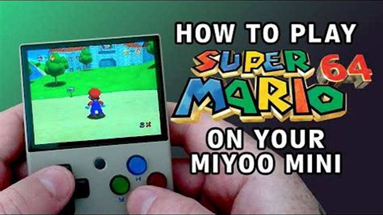 How To Install Retroarch N64 On Miyoo Mini Plus