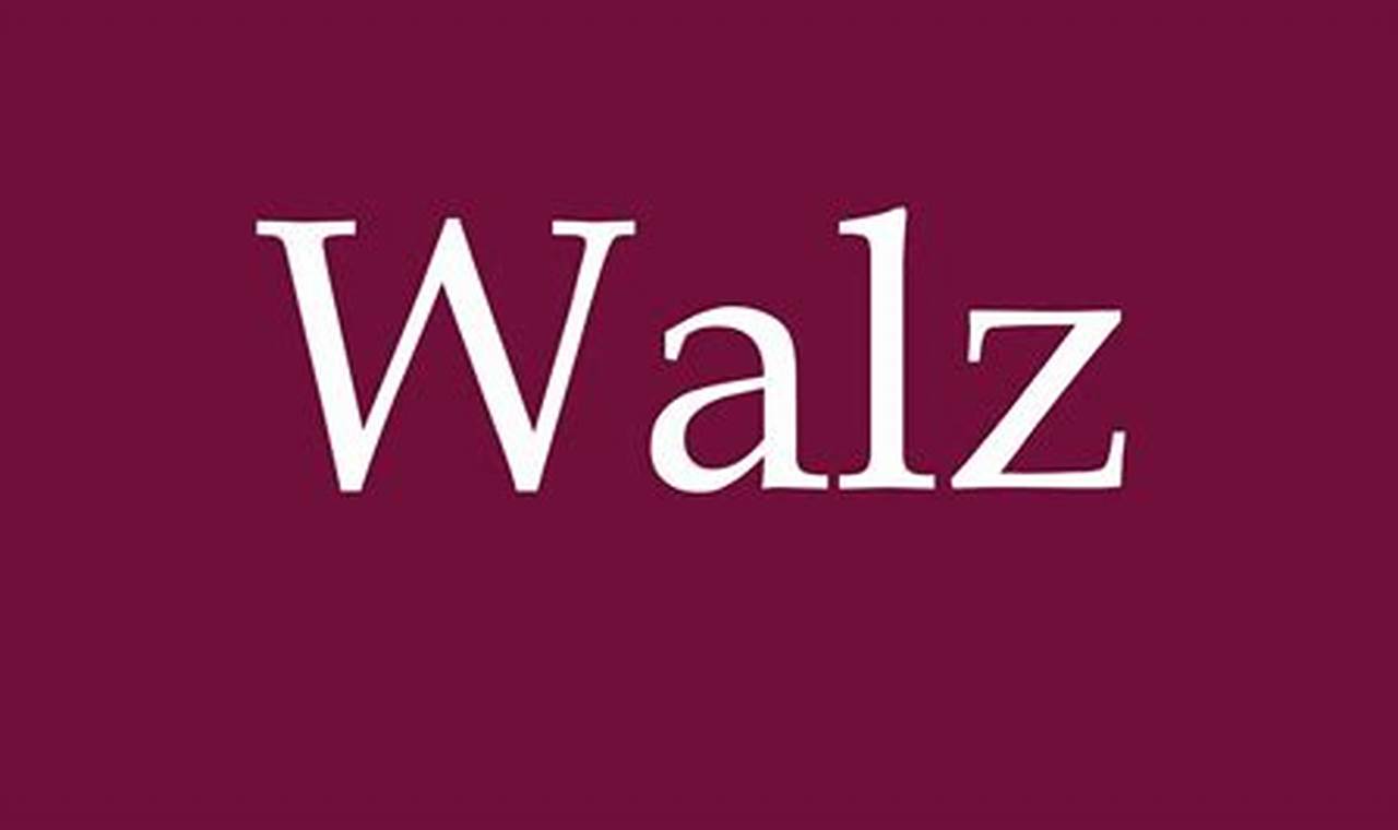 The Ultimate Guide to Pronouncing Walz: Master the Correct Way