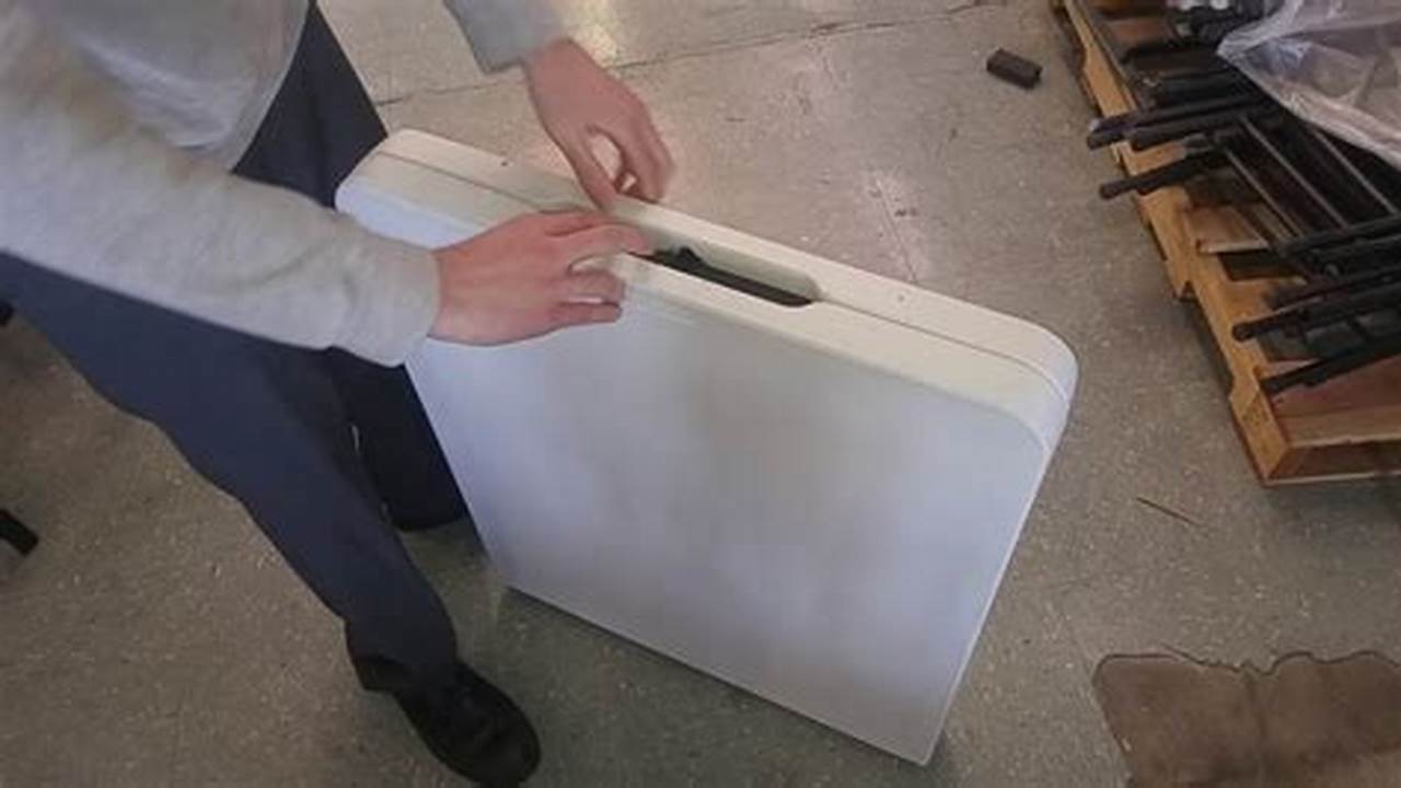 How To Open Lifetime Folding Table