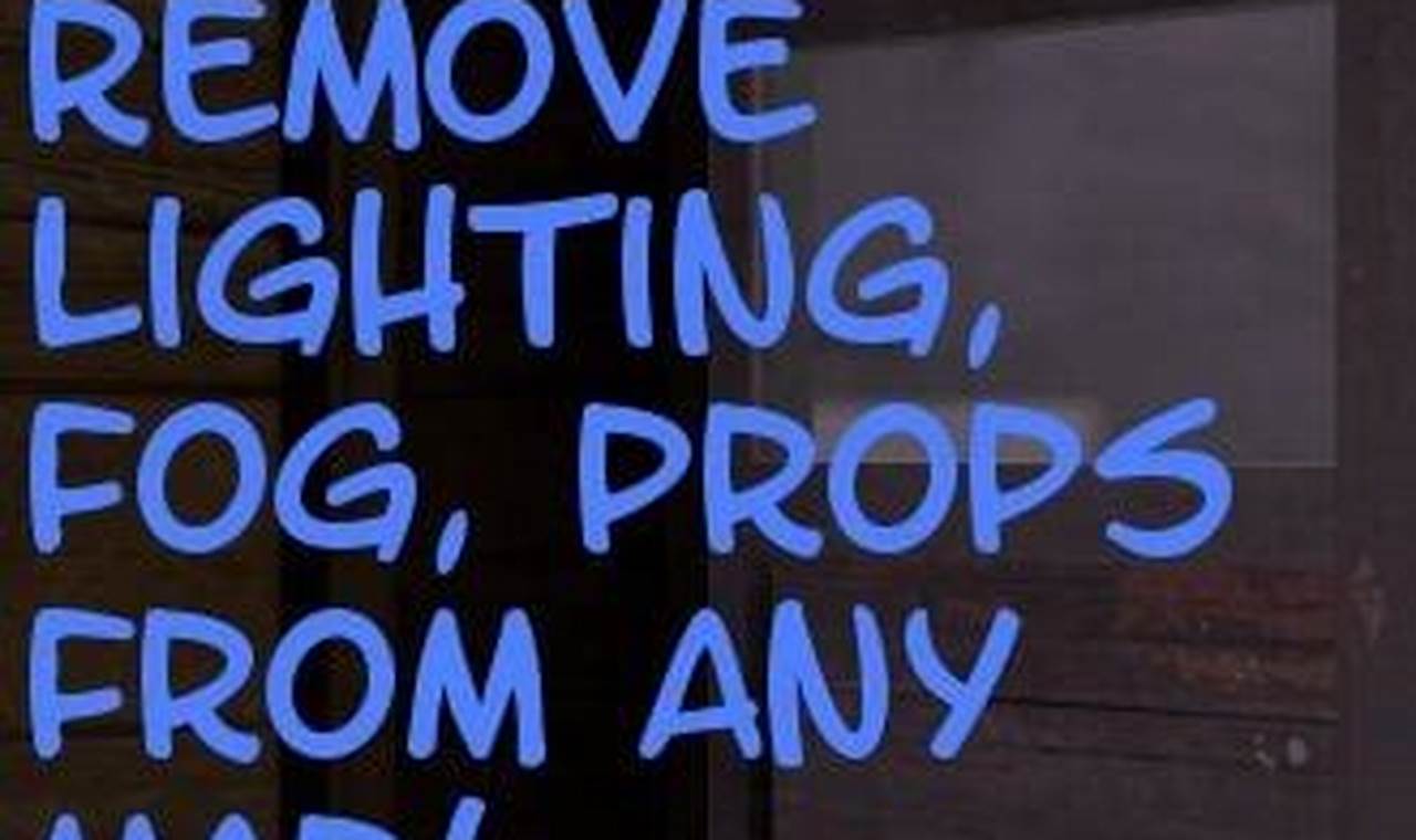 How To Remove Lights From Maps In Sfm - Tutorial Guide