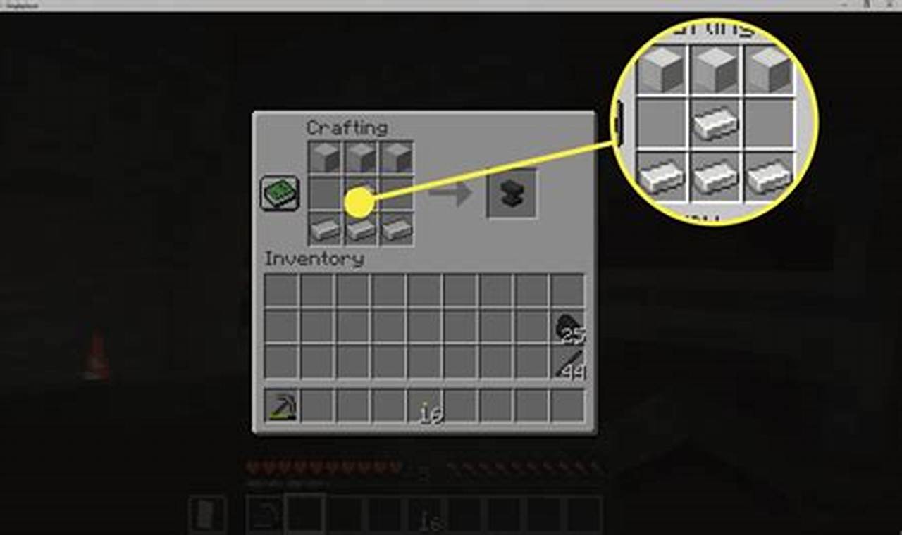 How to Craft The Light with an Anvil in Minecraft - Easy Guide