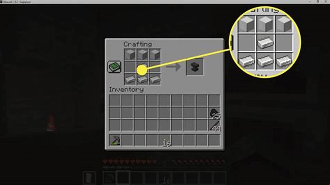 How To Make The Light With The Anvi In Minecraft
