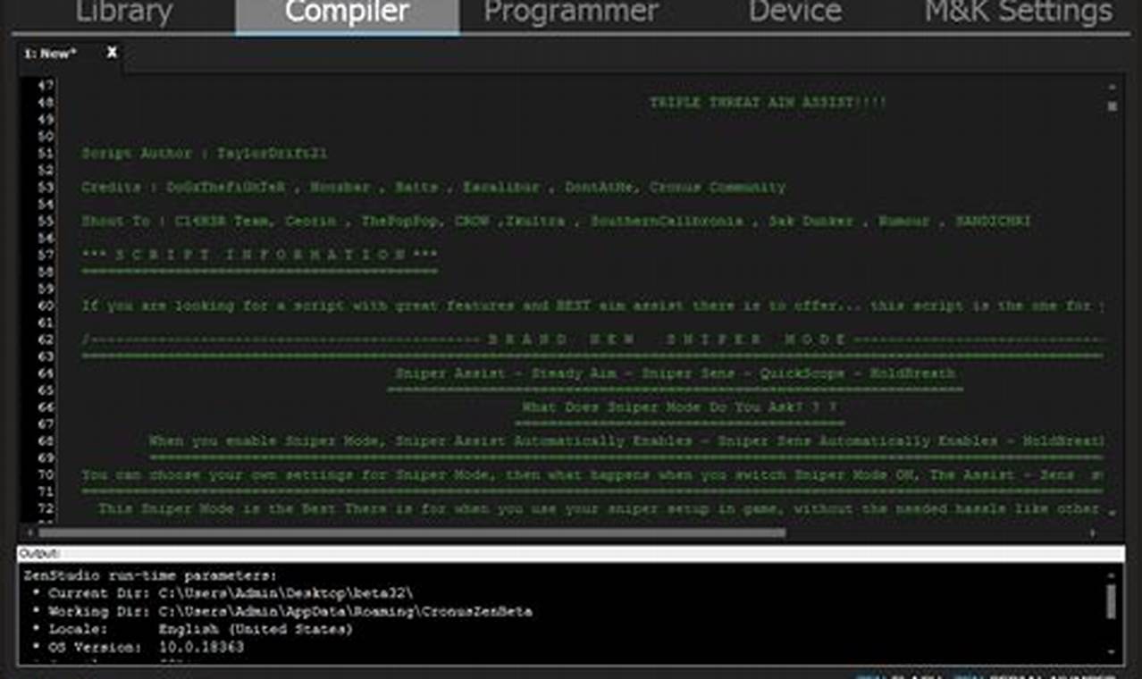 A Comprehensive Guide: Verifying Cronus Zen Script Functionality
