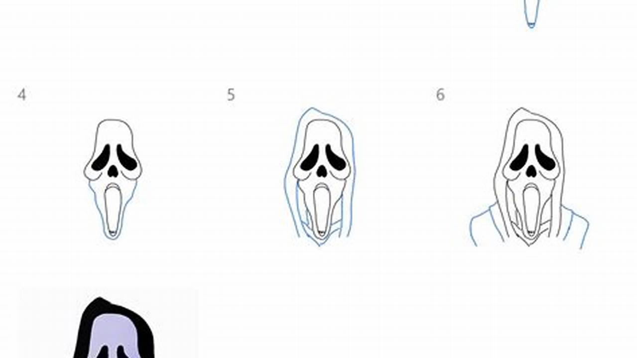 How To Draw A Ghost Face