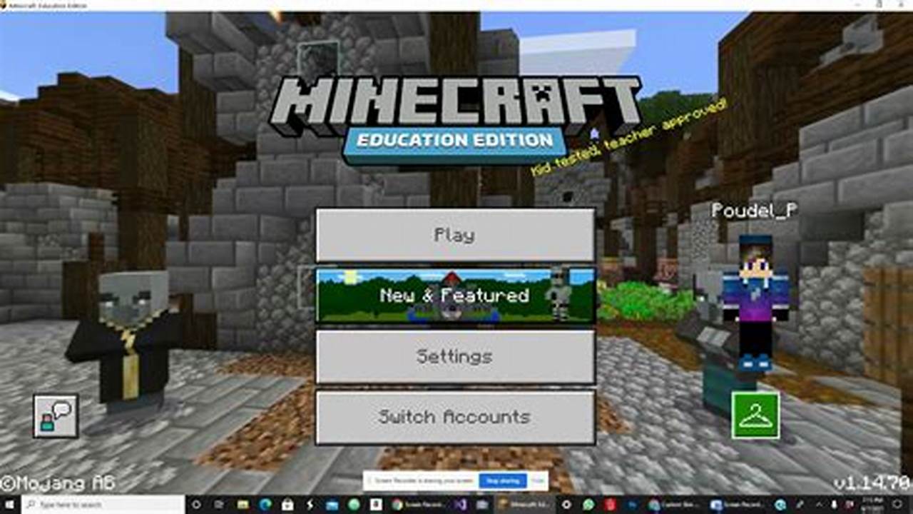 How To Import Skins Into Minecraft Education Edition