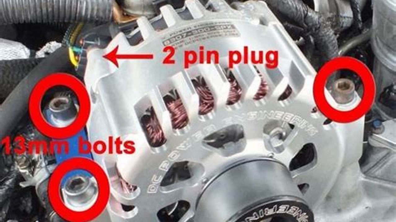 How To Remove An Alternator From A 1995 Ford F150