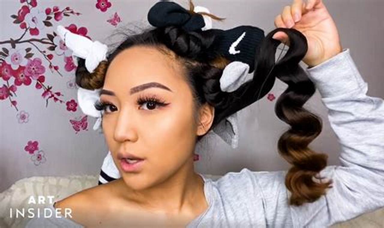 DIY Perfect Curls with Just Socks: A No-Heat Hair Hack