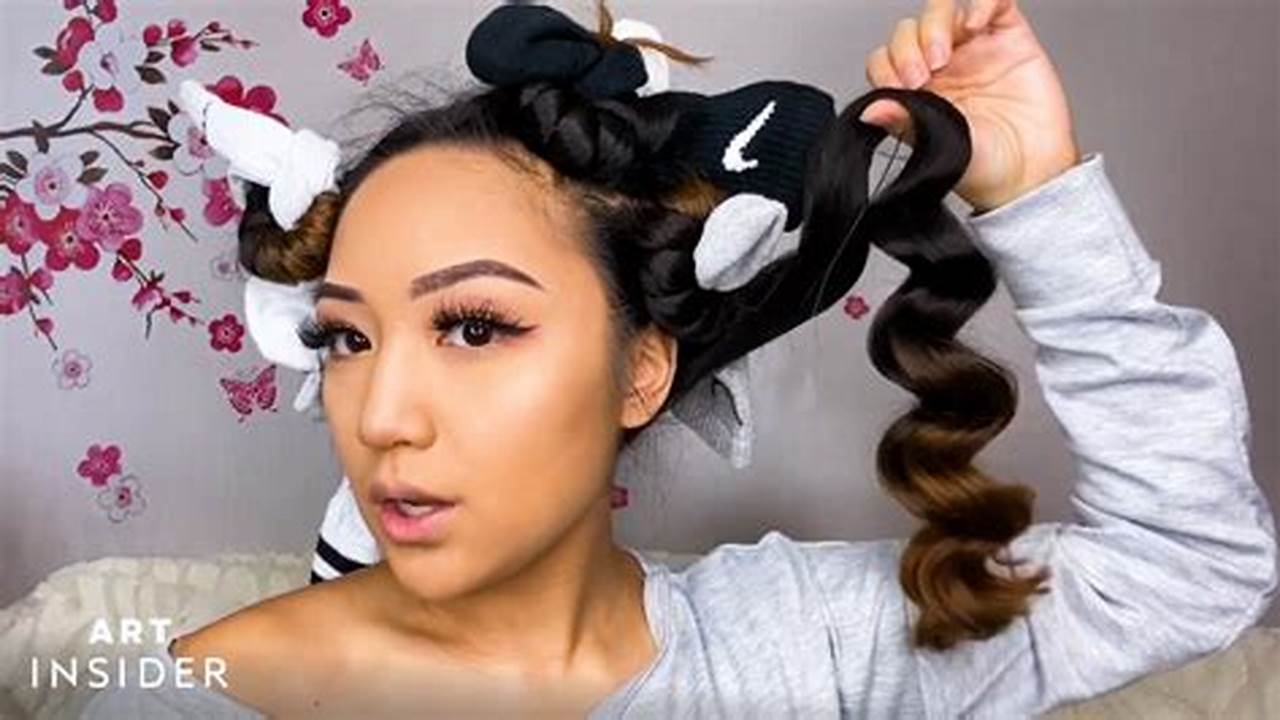 How To Curl Hair With Socks