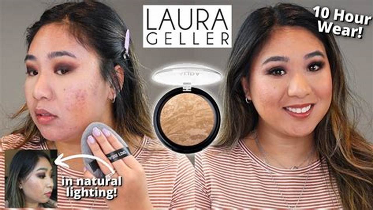 How To Apply Laura Geller Foundation