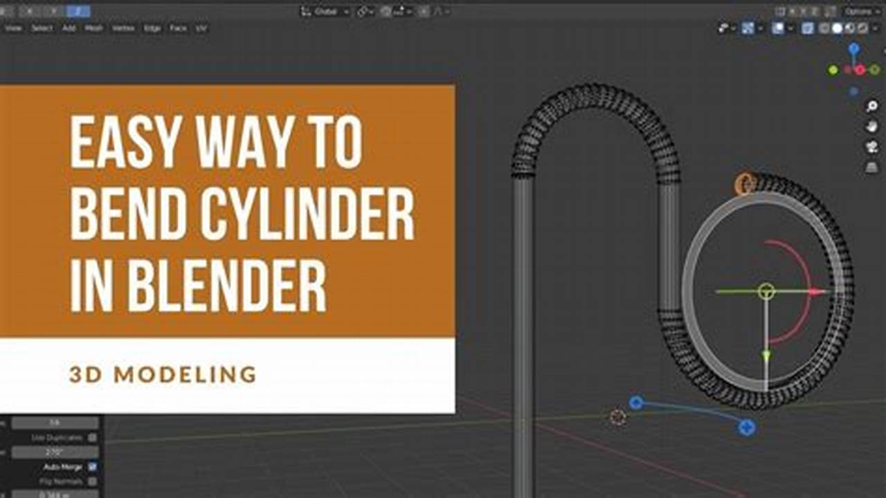 Complete Blender Guide: Creating a Bumber Cylinder in Simple Steps