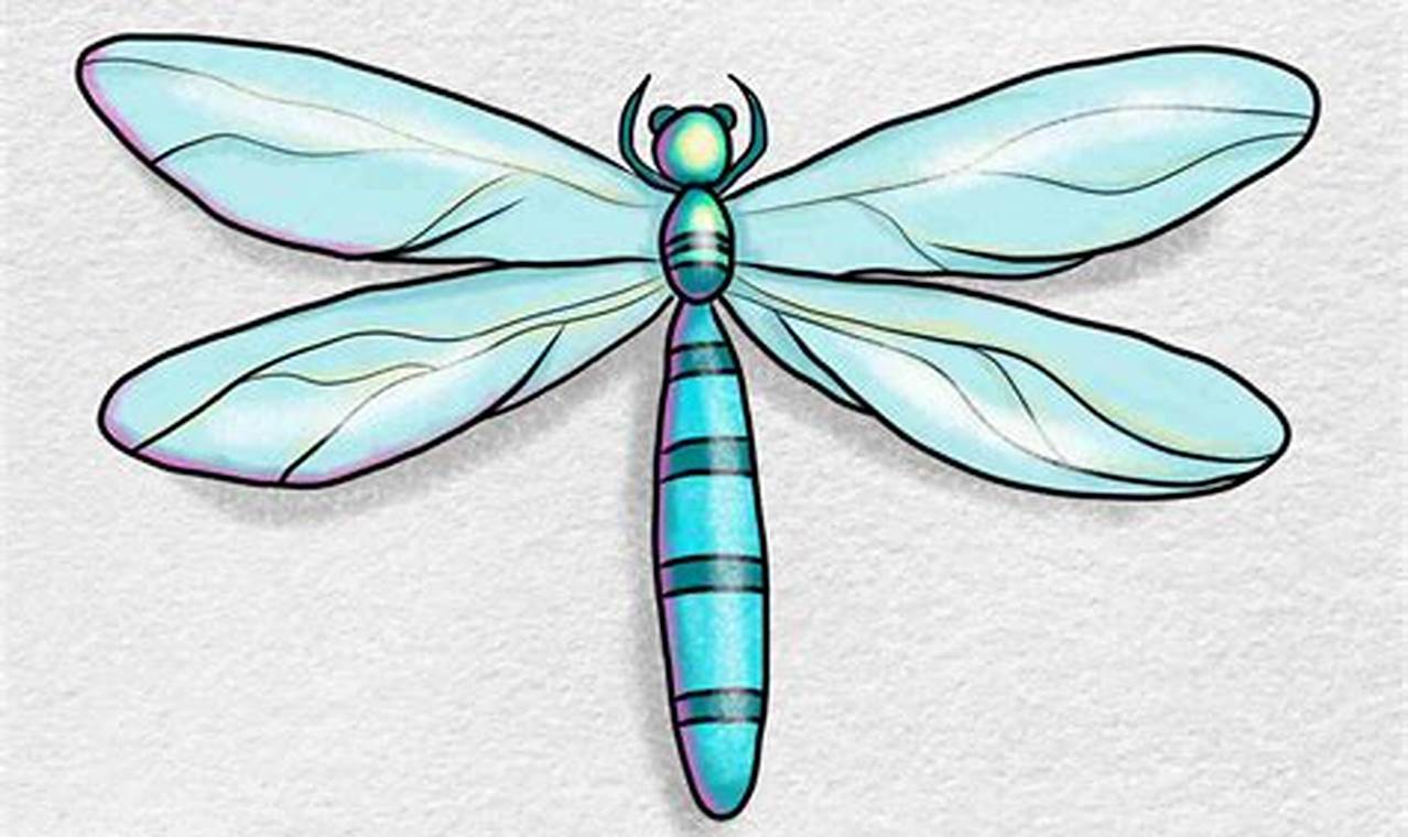 Learn How To Draw A Dragonfly: A Step-by-Step Guide for Beginners