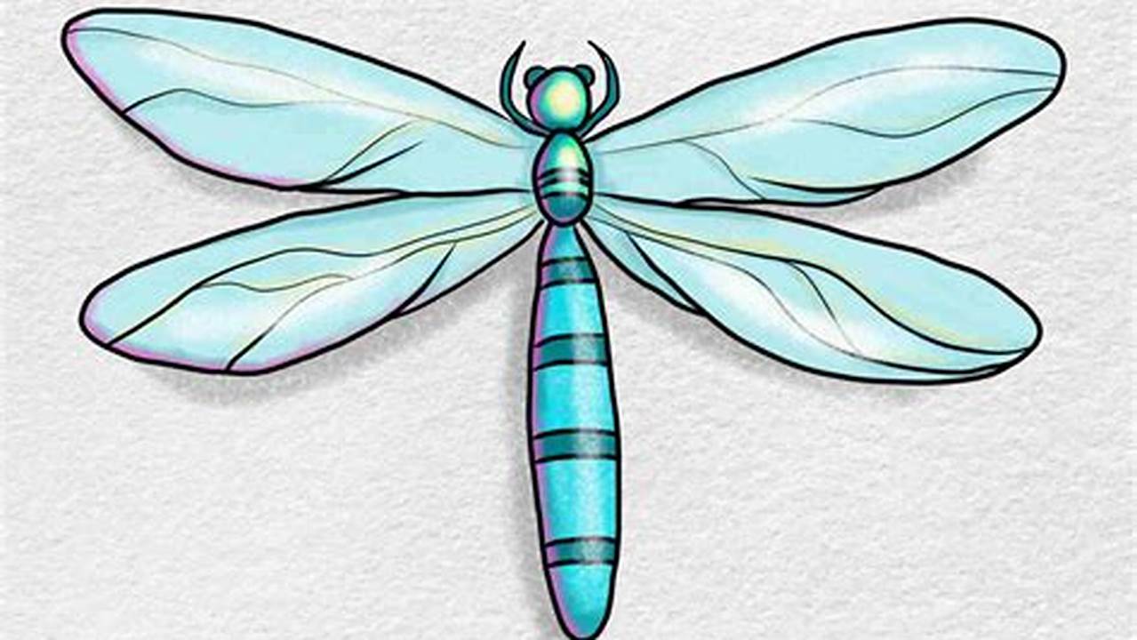 Learn How To Draw A Dragonfly: A Step-by-Step Guide for Beginners