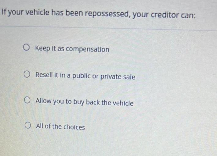 Can Your Automobile Get Repossessed for No Insurance coverage?