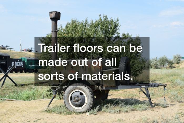 Find out how to Deal with Your Trailer Ground A Complete Information