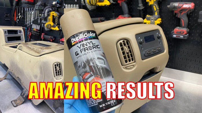 How to paint plastic car parts